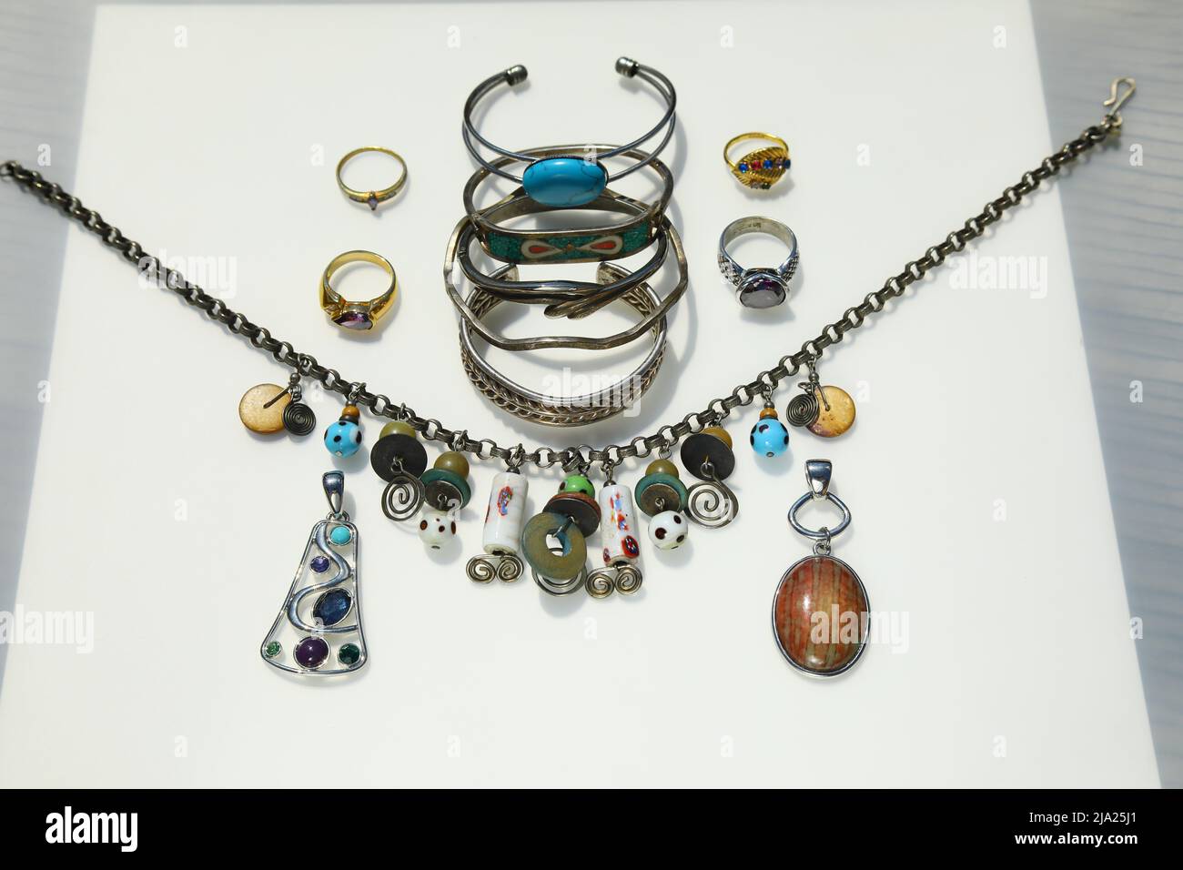 Vintage costume jewelry lot collection 