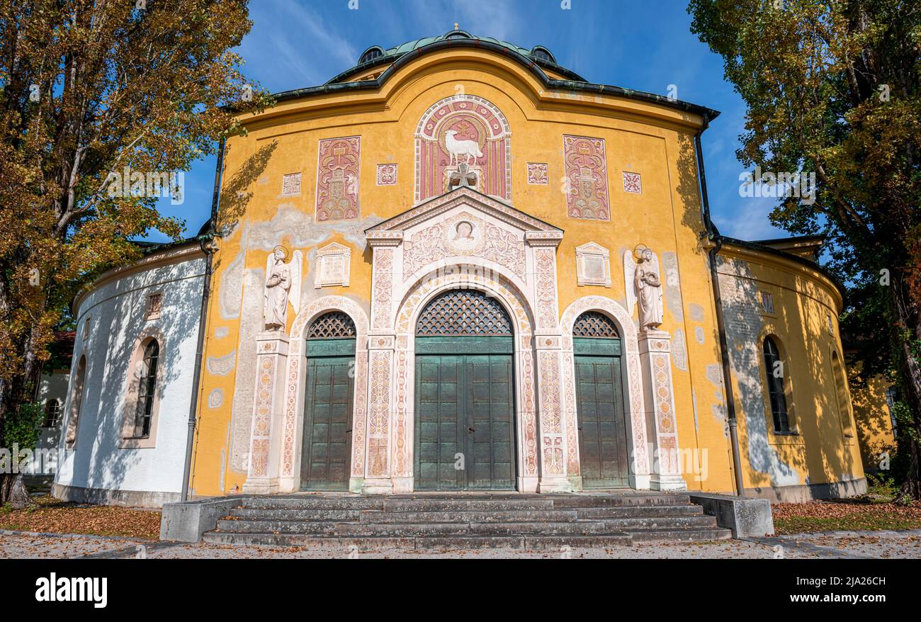Funeral Hall, Westfriedhof, Munich, Upper Bavaria, Bavaria, Germany Stock Photo Alamy