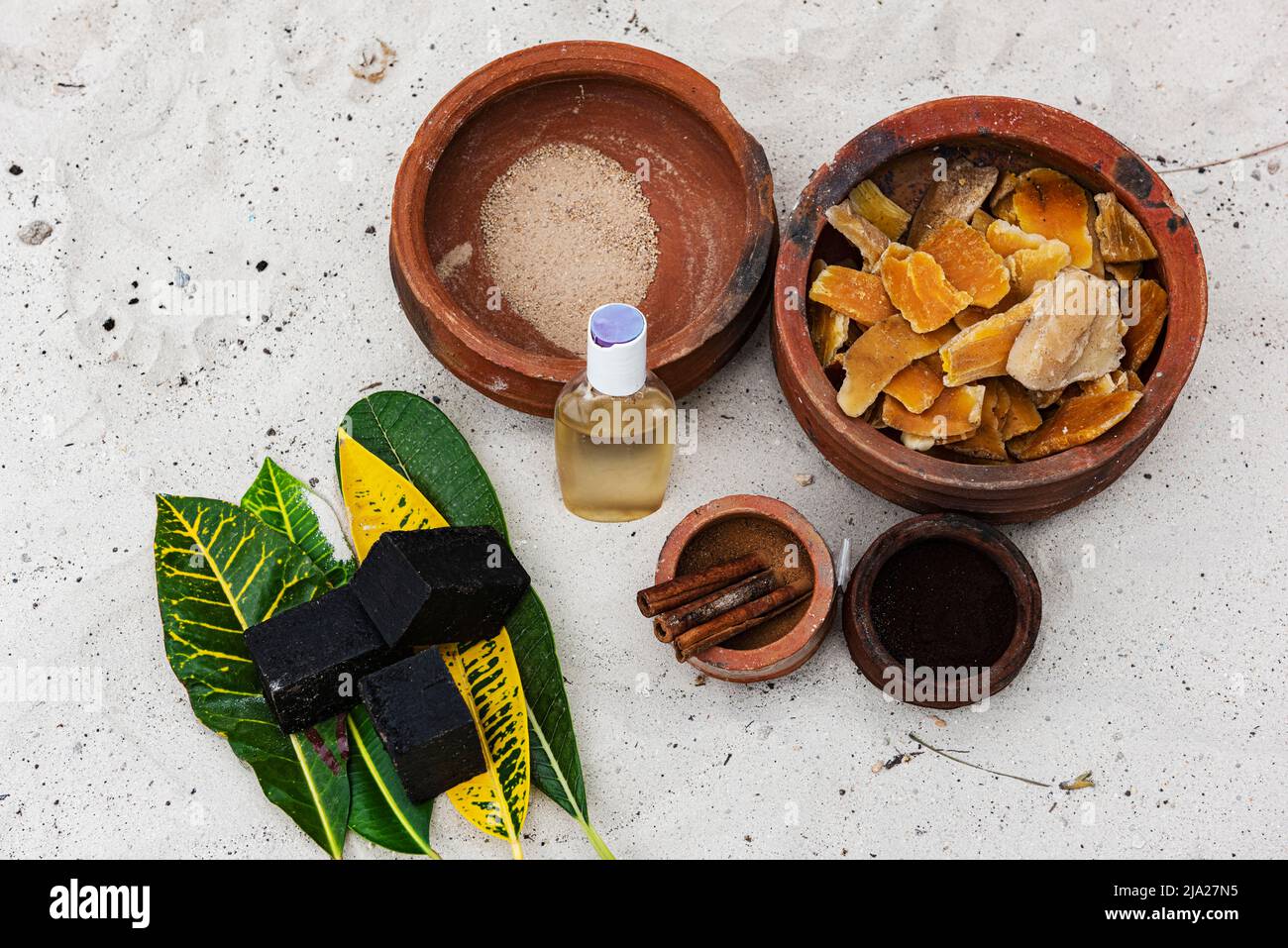 Raw materials for soap, Seaweed centre, Women&rsquo;s Cooperative 