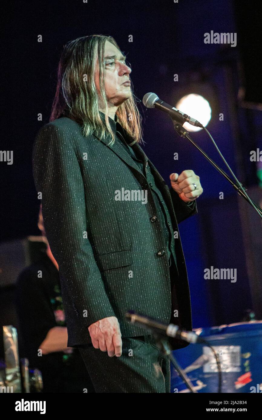 Milan Italy. 26 May 2022. The German experimental music group EINSTURZENDE NEUBAUTEN performs live on stage at Alcatraz to present their last album 'Alles in Allem'. Stock Photo