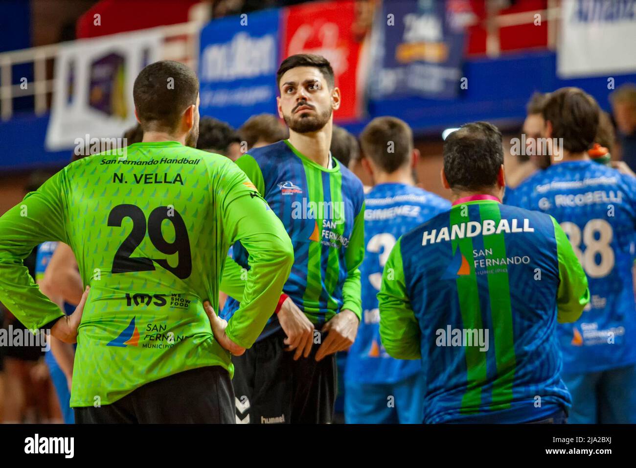 Argentina. May 26, 2022. San Fernando Handball (ARG) goalkeeper Nicolas VELLA at Estadio SAG Villa Ballester in Villa Ballester, Buenos Aires, Argentina. Credit: Fabian Lujan/ASN Media/Alamy Live News Stock Photo