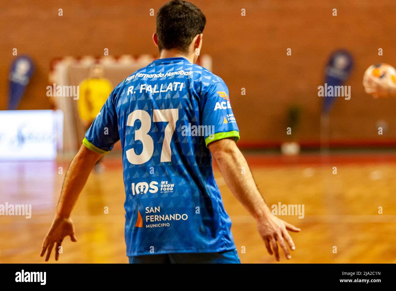 Argentina. May 26, 2022. San Fernando Handball (ARG) player Ricardo FALLATI at Estadio SAG Villa Ballester in Villa Ballester, Buenos Aires, Argentina. Credit: Fabian Lujan/ASN Media/Alamy Live News Stock Photo