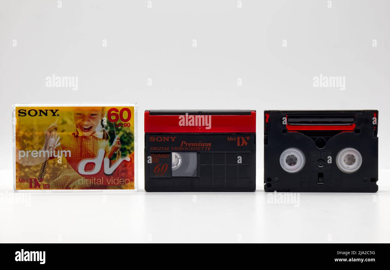 Sony premium mini dv hires stock photography and images Alamy