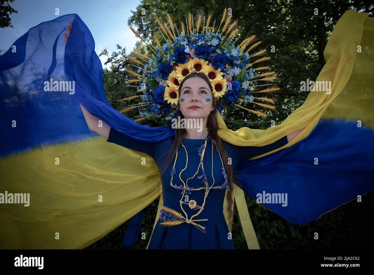 Ukrainian ‘March of Mothers’ (Марш Матерів) protest in Hyde Park