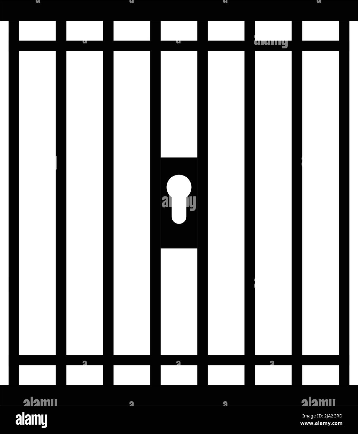 prison icon design template vector illustration Stock Vector