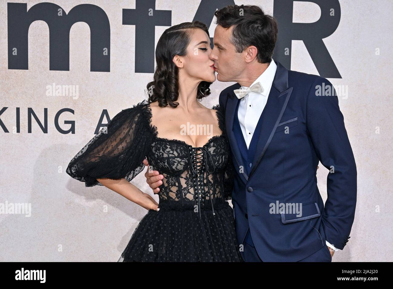 Caylee Cowan, Casey Affleck attending the party of the movie Elvis during  the 75th Cannes Film Festival in Cannes, France on May 25, 2022. Photo by  Julien Reynaud/APS-Medias/ABACAPRESSS.COM Stock Photo - Alamy