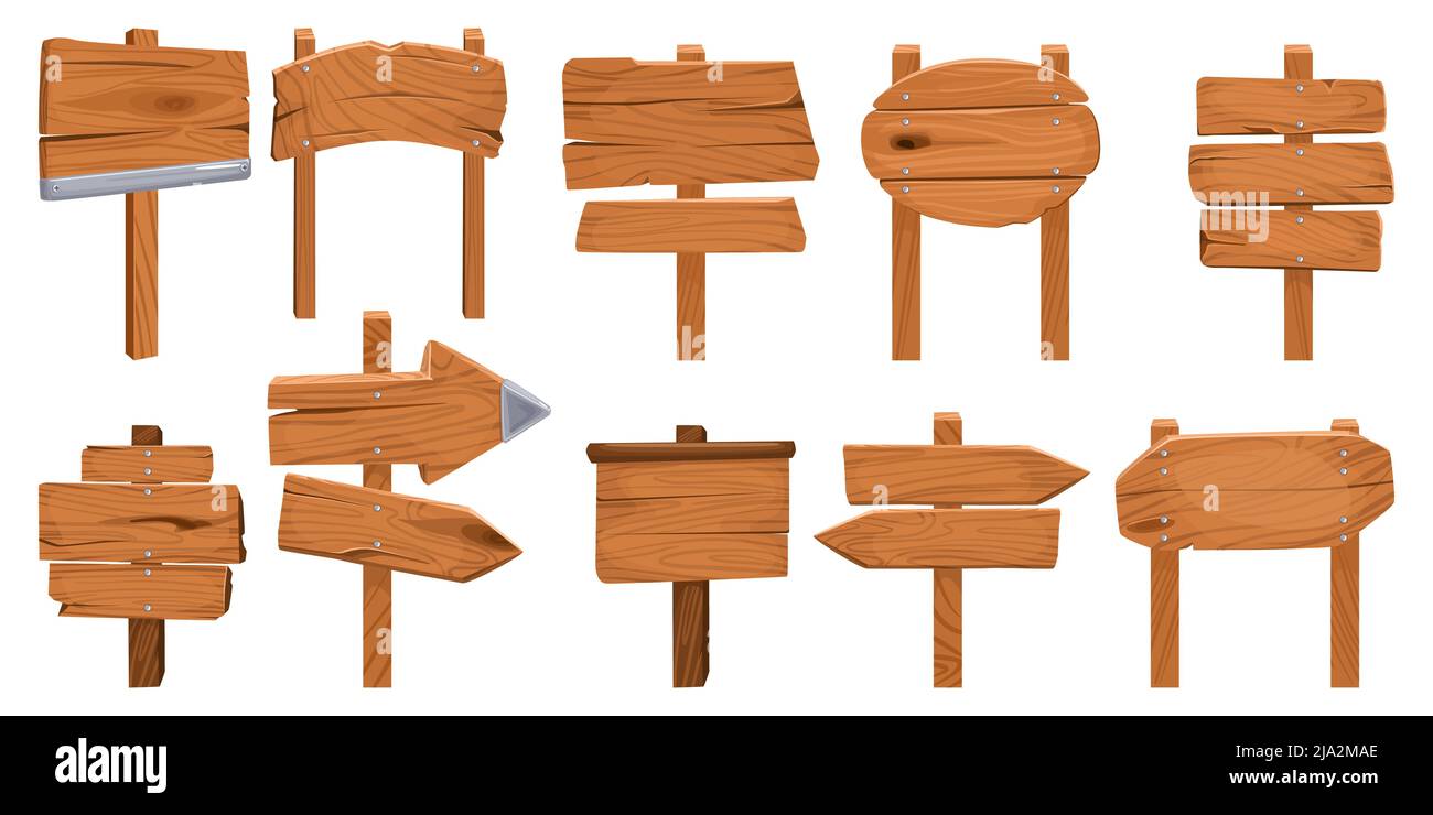 Rough timber posts Stock Vector Images - Alamy