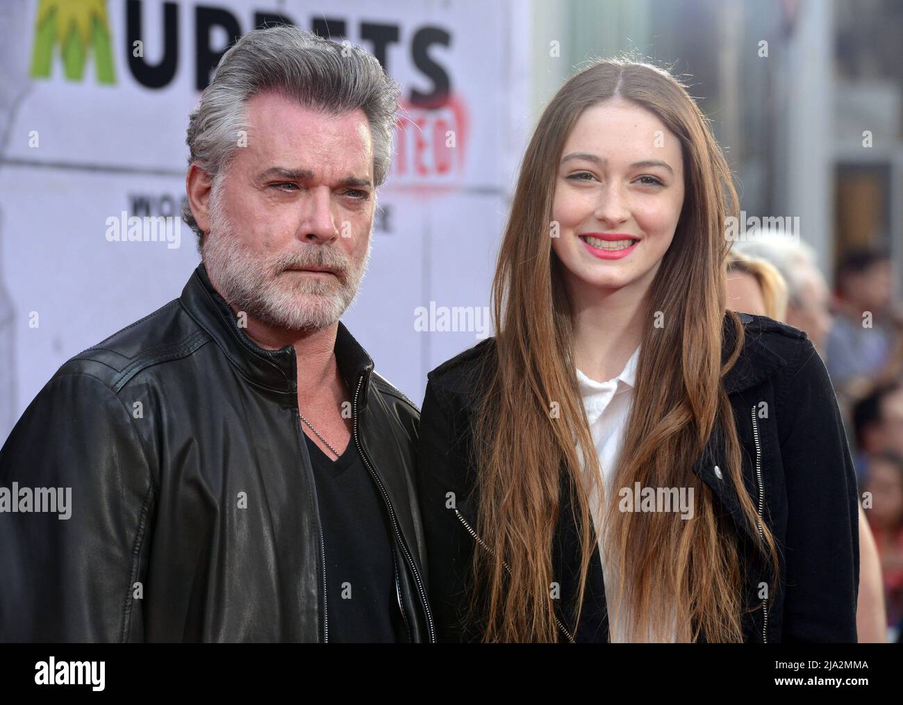 Los Angeles, USA. 11th Mar, 2014. Ray Liotta and daughter Karsen Liotta arriving at the Muppets Most Wanted Premiere at the El Capitan Theatre in Los Angeles.Ray Liotta and daughter Karsen Liotta 070 Ray Liotta, the actor best known for playing mobster has died. He was 67. Credit: Tsuni/USA/Alamy Live News Stock Photo