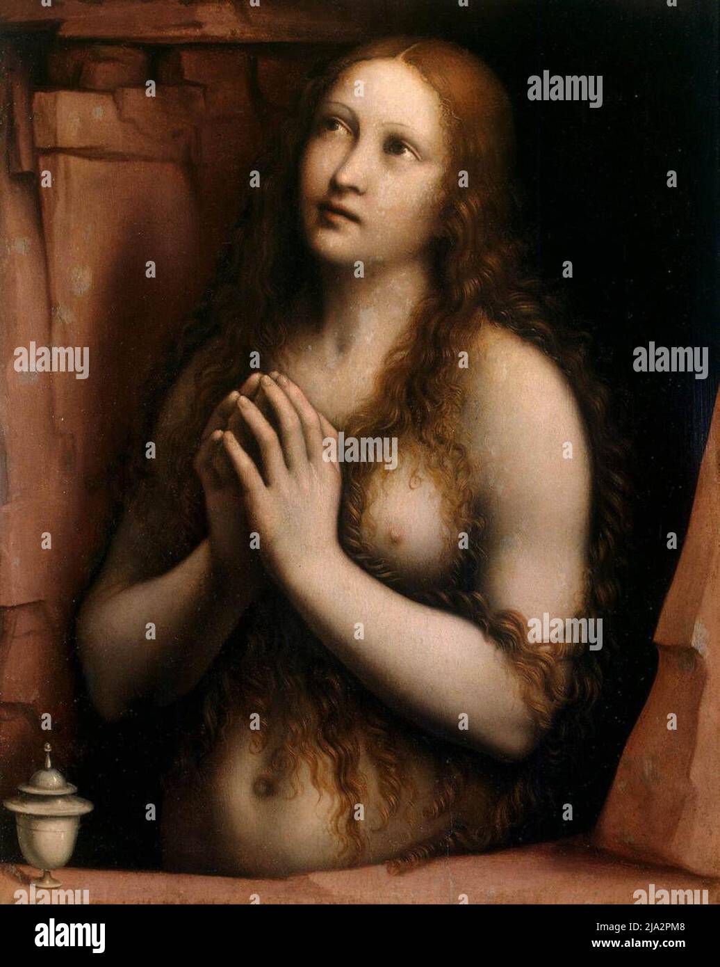 The Penitent Magdalene by Giampietrino Stock Photo