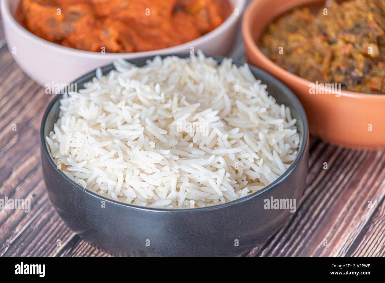 Nigerian chicken tomato stew with rice hi-res stock photography and ...