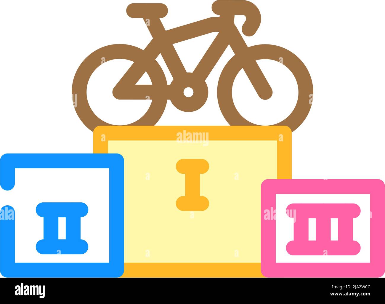 sport riding color icon vector illustration Stock Vector Image & Art ...