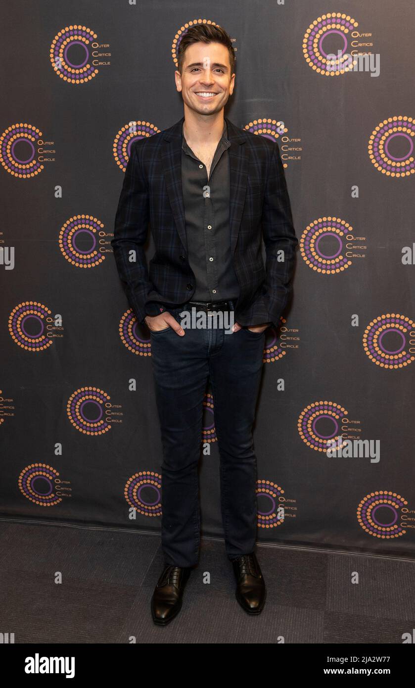 New York, USA. 26th May, 2022. Matt Doyle attends 71st Annual Outer Critics Circle Awards at New York Public Library for the Performing Arts on May 26, 2022. (Photo by Lev Radin/Sipa USA) Credit: Sipa USA/Alamy Live News Stock Photo