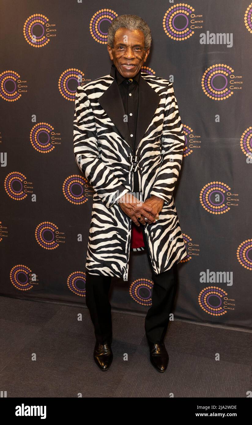 New York, USA. 26th May, 2022. Andre De Shields attends 71st Annual Outer Critics Circle Awards at New York Public Library for the Performing Arts on May 26, 2022. (Photo by Lev Radin/Sipa USA) Credit: Sipa USA/Alamy Live News Stock Photo