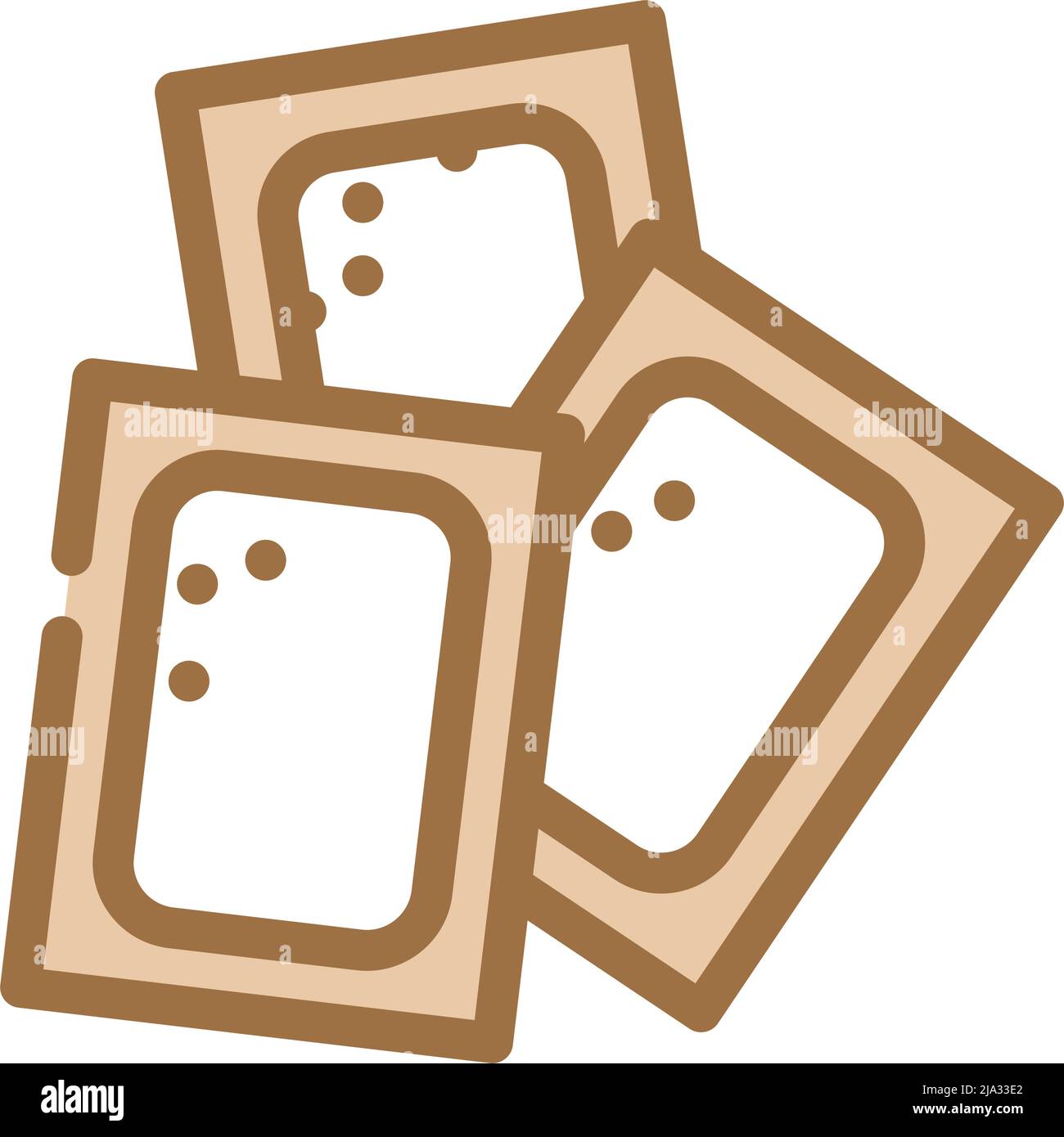 block chocolate color icon vector illustration Stock Vector Image & Art ...