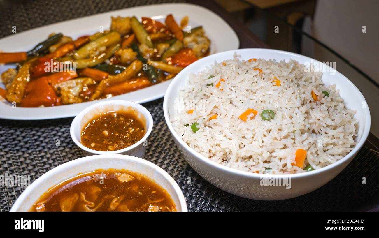 Restaurant style hot and sour soup hires stock photography and images