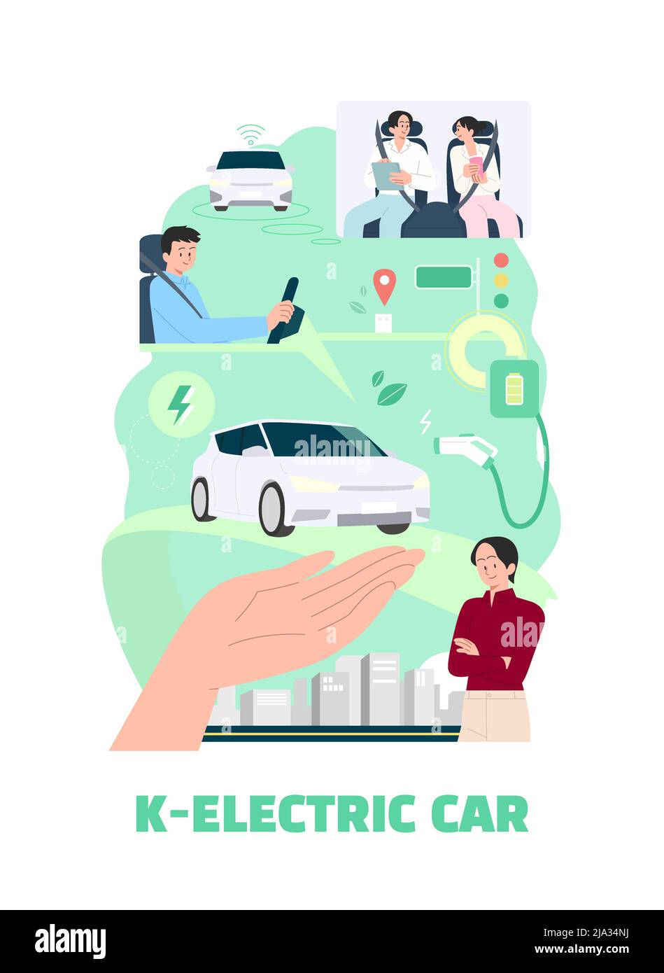 South Korea leading industry electric vehicle Stock Photo Alamy