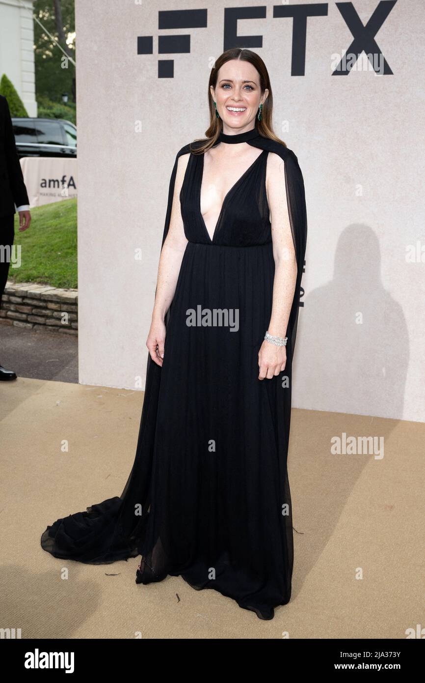 Claire Foy attends the amfAR Cannes Gala 2022 at Hotel du Cap-Eden-Roc