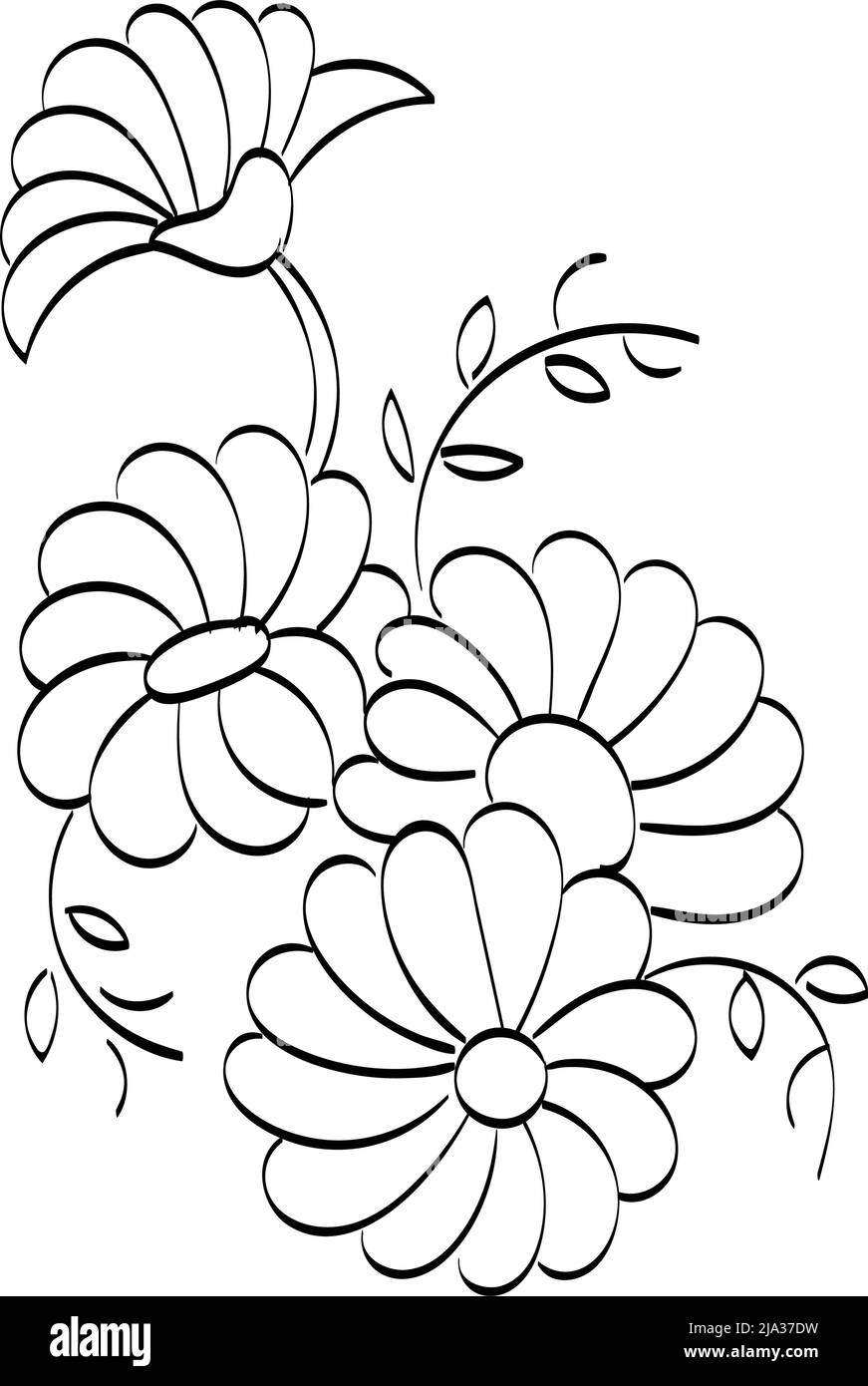 Easy floral embroidery design  Simple flower embroidery designs, Hand  embroidery patterns free, Hand embroidery design patterns