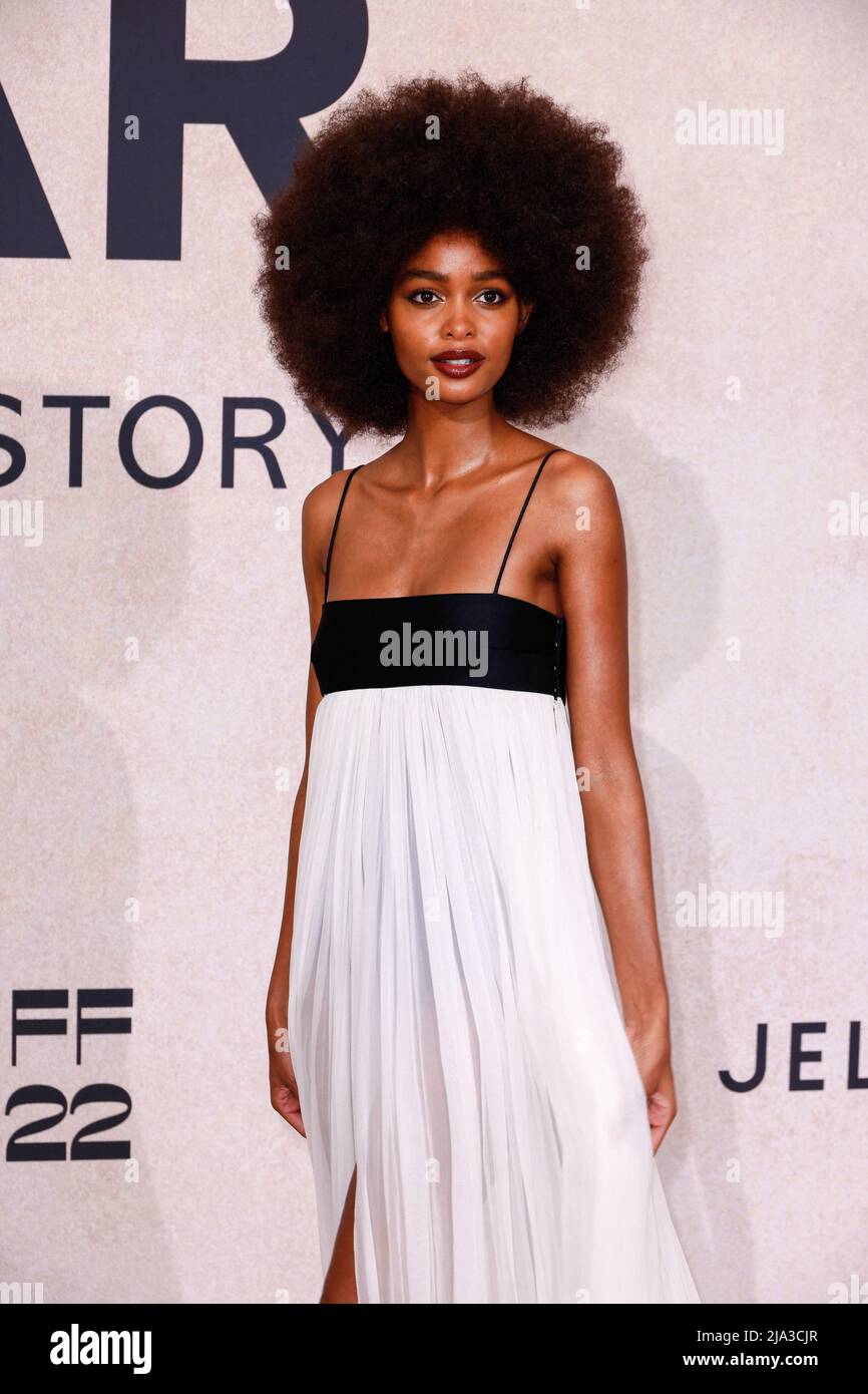 Cannes, France, May 26, 2022. Blesnya Minher attending amfAR Gala