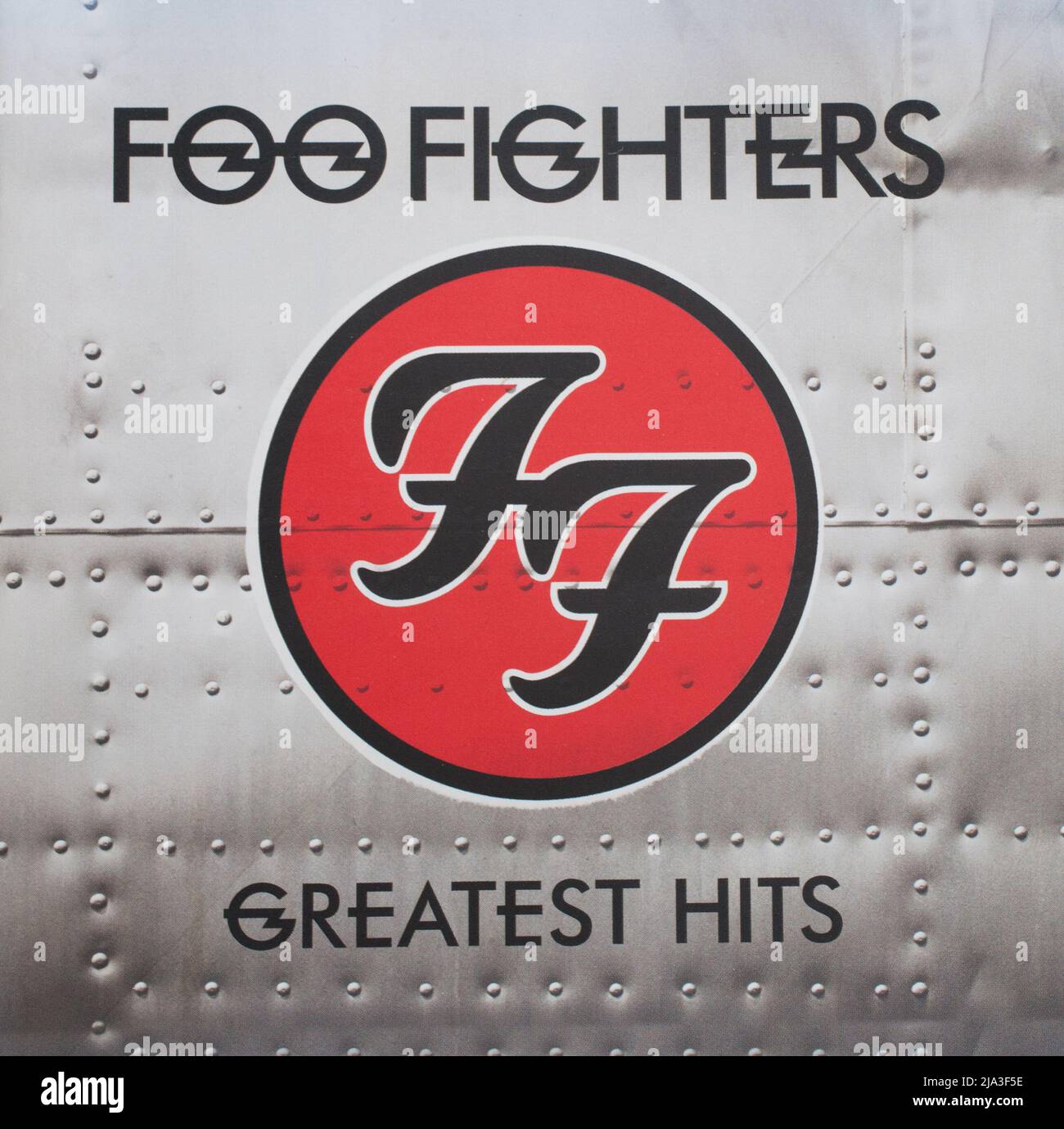 The cd album cover to Foo Fighters Greatest Hits Stock Photo - Alamy