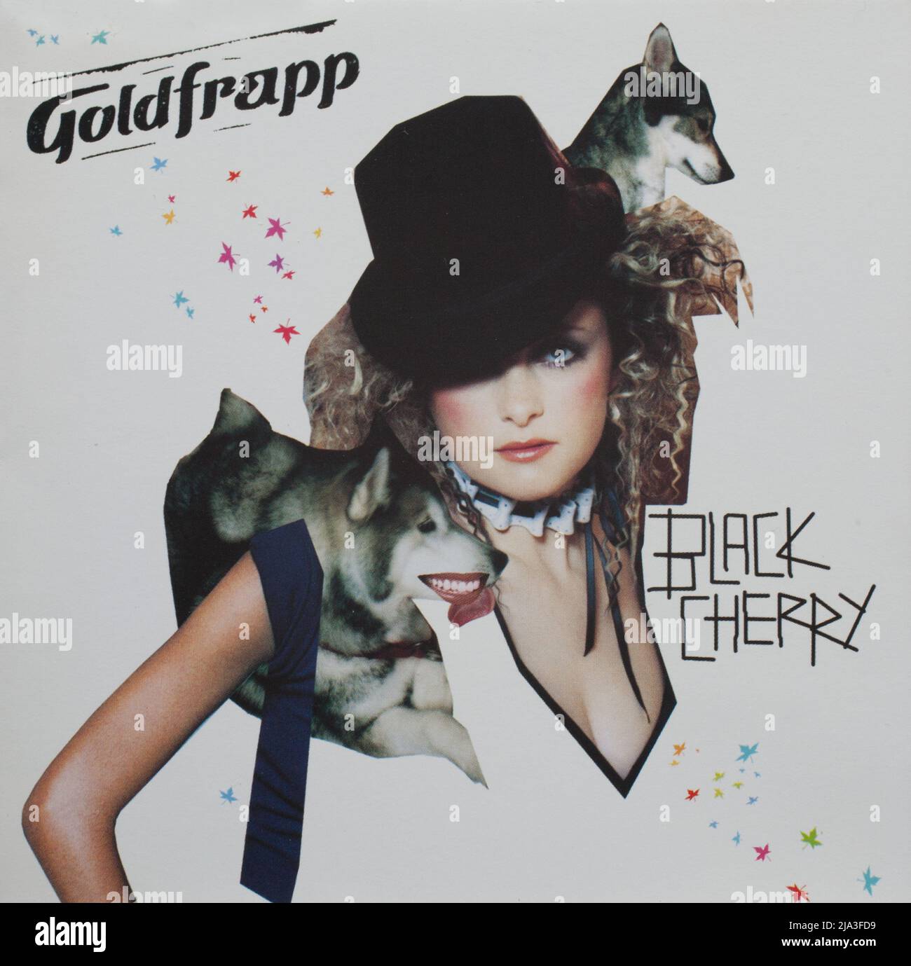 The cd album cover to, Black Cherry by Goldfrapp Stock Photo