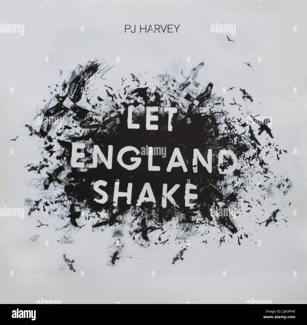 The cd album cover to, Let England Shake by PJ Harvey Stock Photo