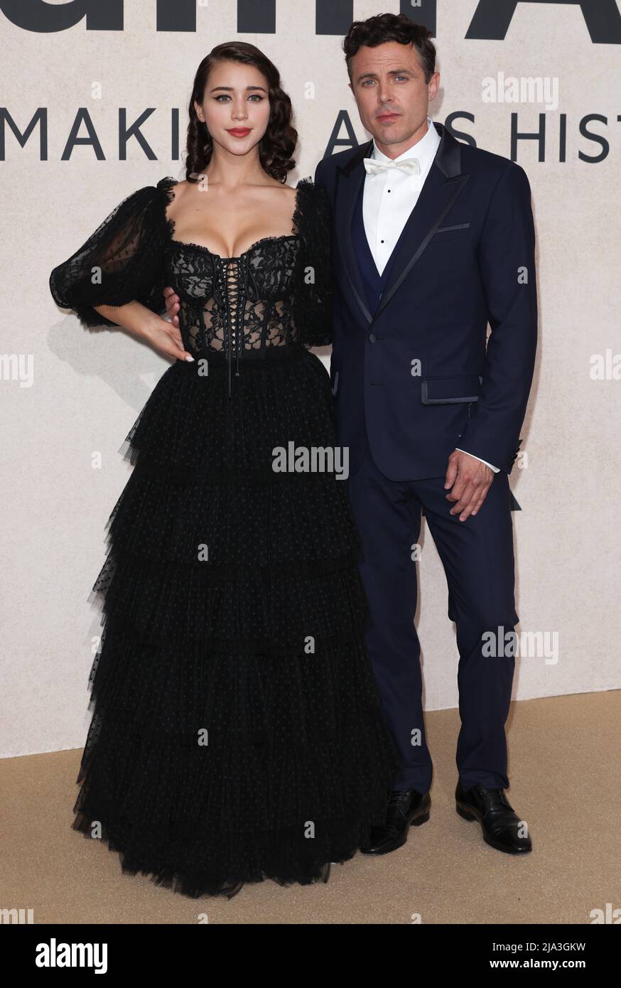 May 26th, 2022. Cannes, France. Casey Affleck and Caylee Cowan