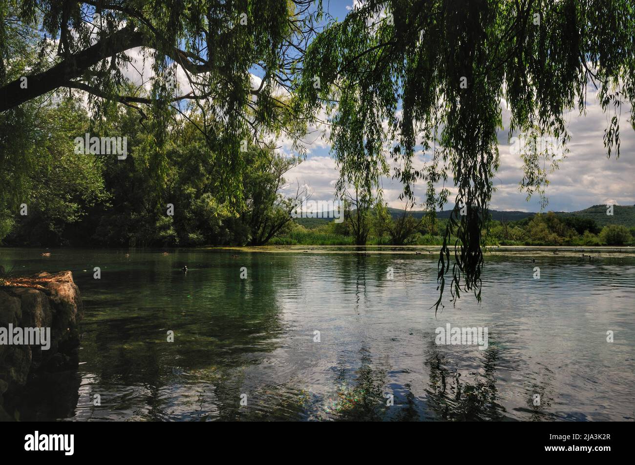 Riserva naturale Lago di Posta Fibreno, Lazio Stock Photo Alamy