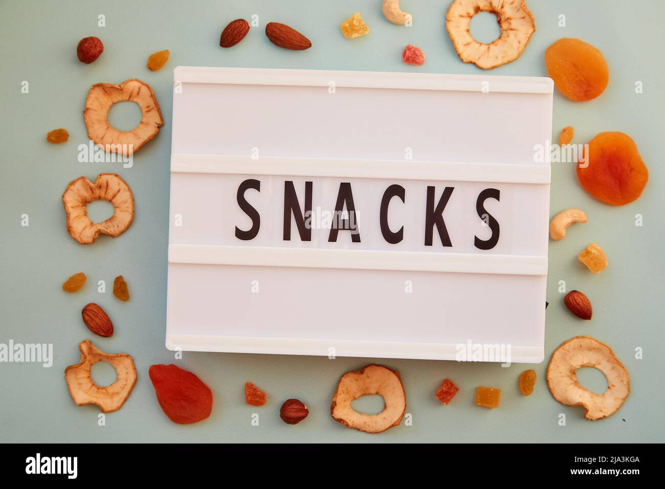 Proper nutrition, healthy food concept. Wellness healthy snacks. Dry ...