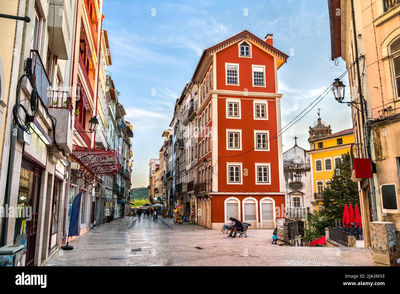 Architecture of Coimbra in Portugal Stock Photo