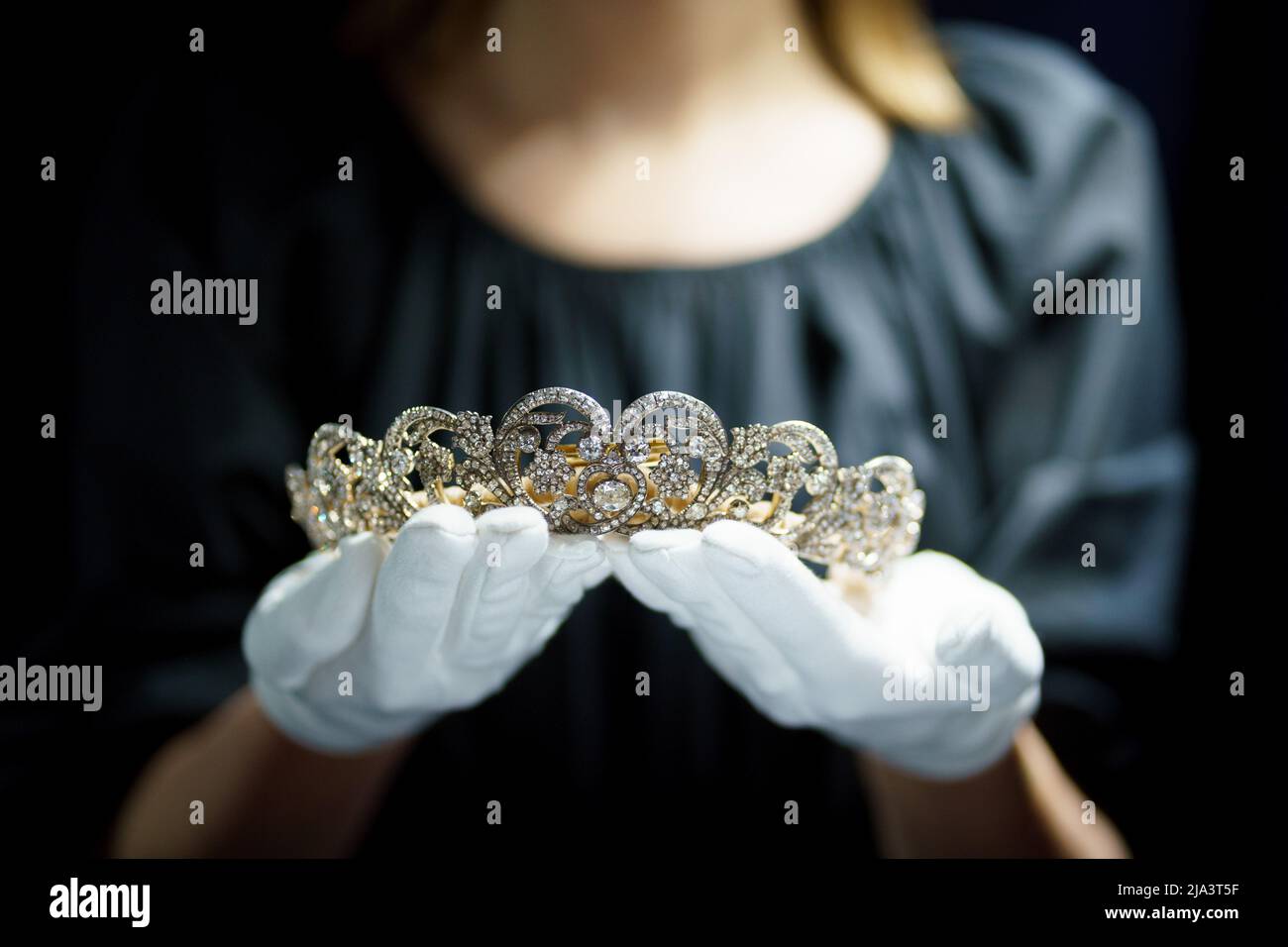 The Spencer Tiara worn by Diana, Princess of Wales on her wedding day