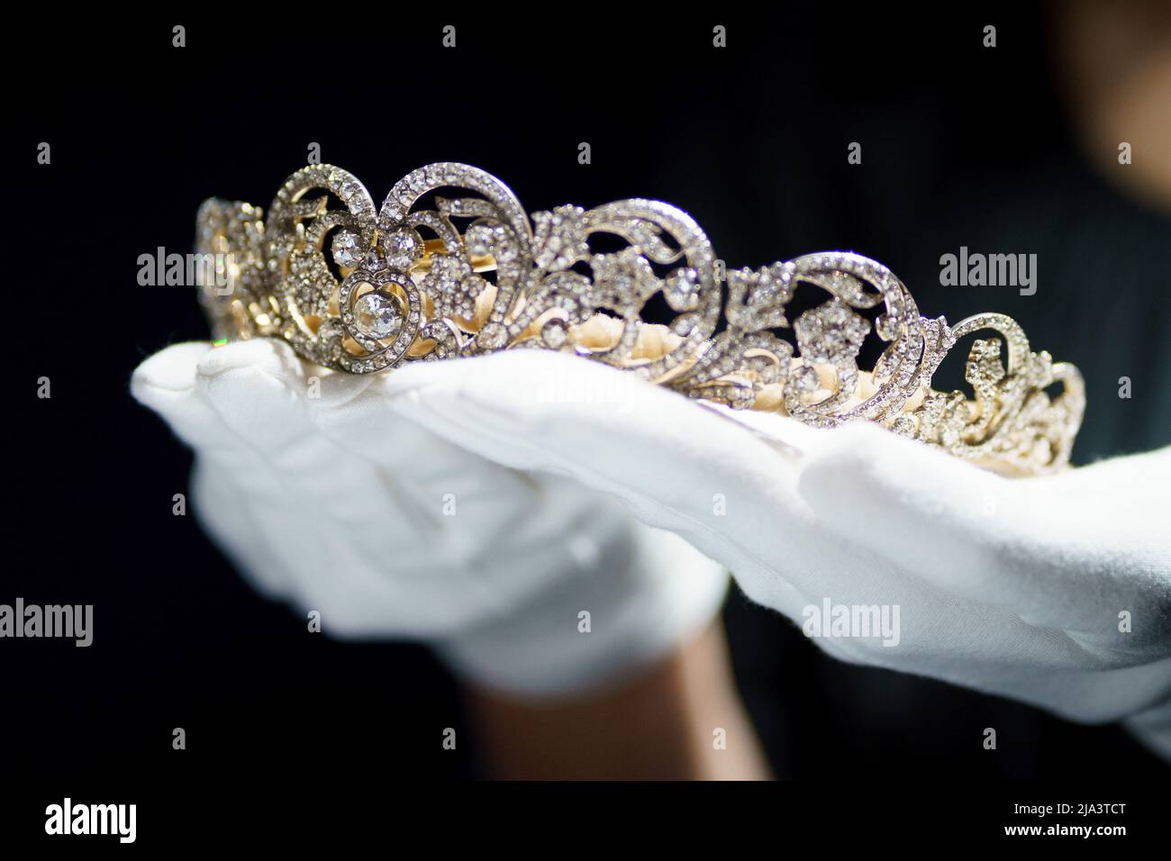 The Spencer Tiara worn by Diana, Princess of Wales on her wedding day