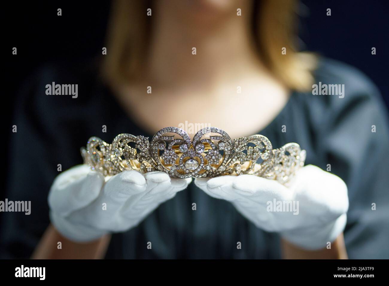 The Spencer Tiara worn by Diana, Princess of Wales on her wedding day