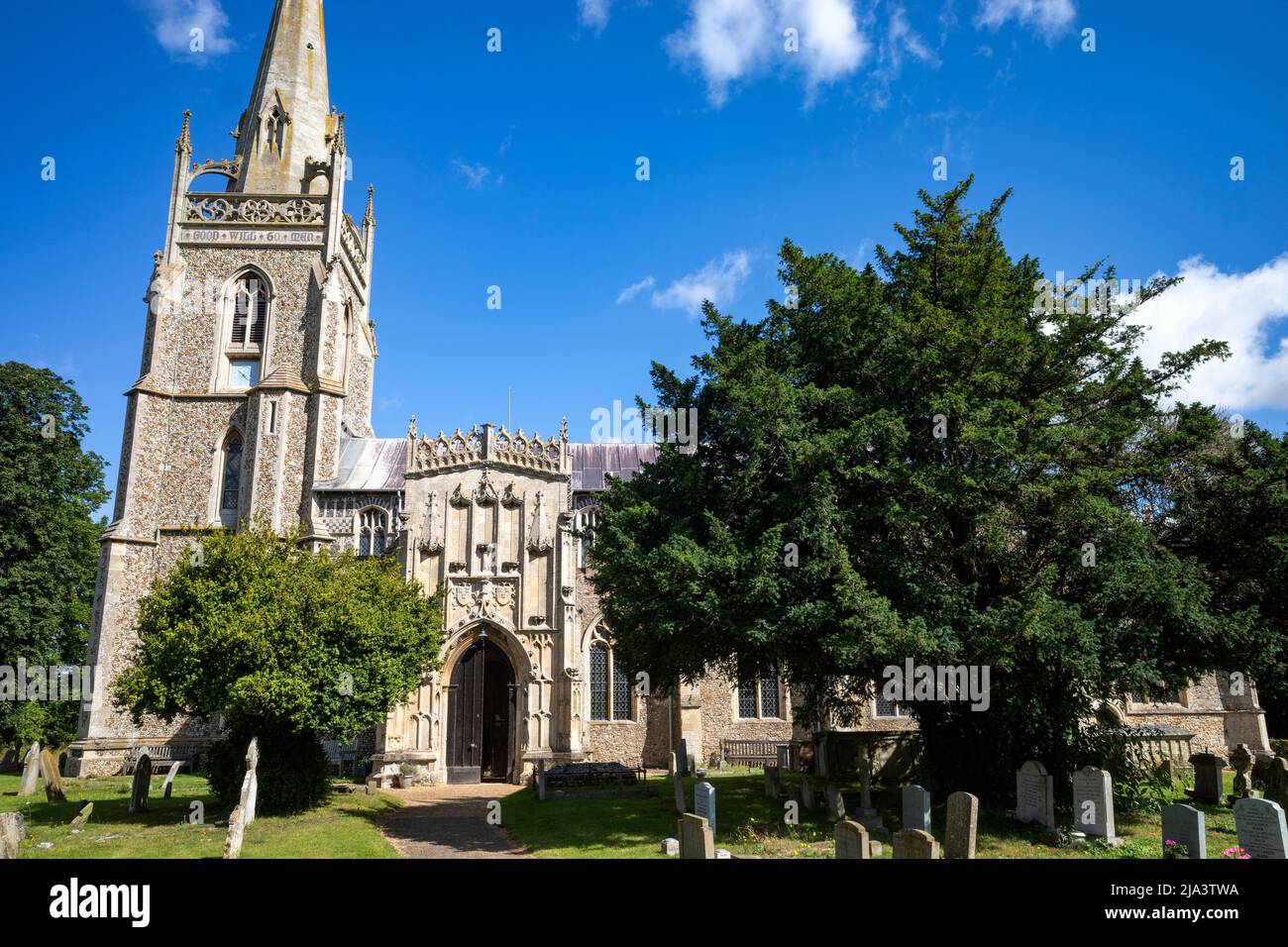 Woolpit church Suffolk UK Stock Photo