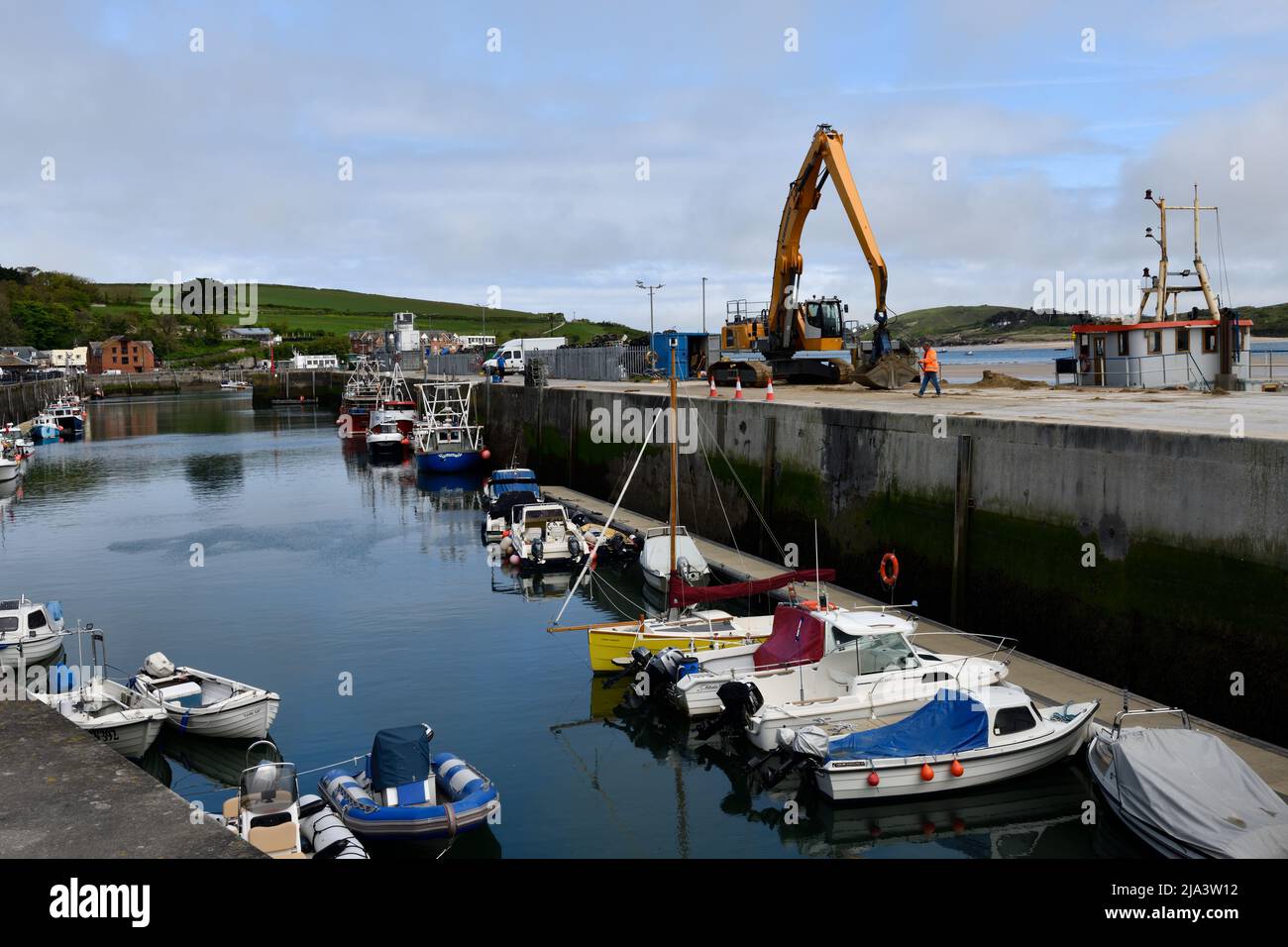 Padstow Harbour with the Tide in Cornwall England uk Stock Photo Alamy