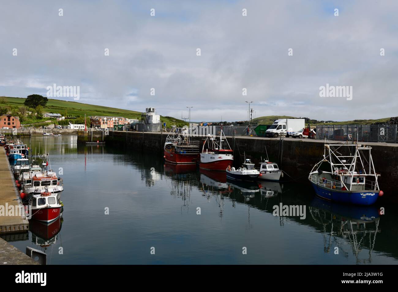 Padstow Harbour with the Tide in Cornwall England uk Stock Photo Alamy