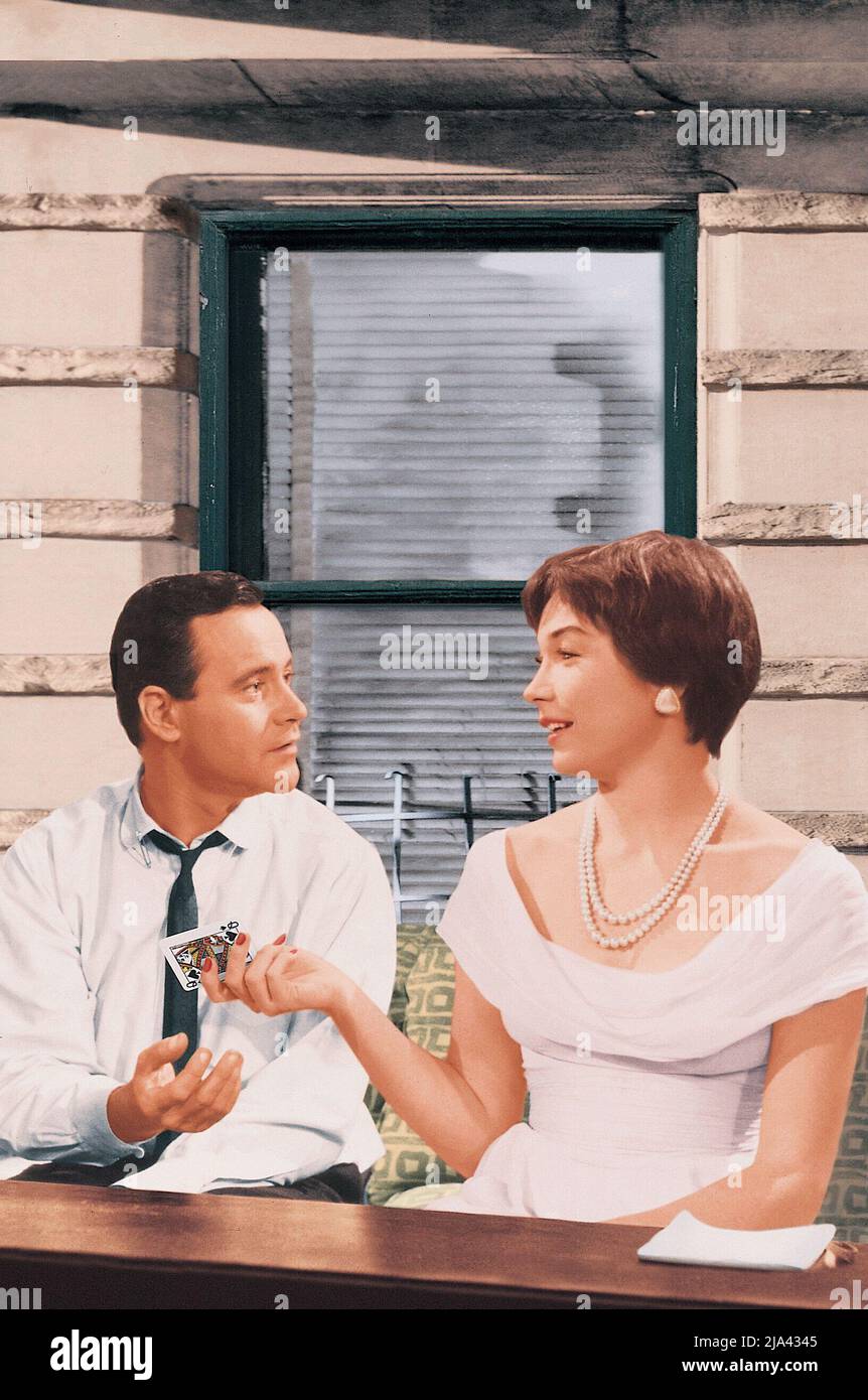 JACK LEMMON and SHIRLEY MACLAINE in THE APARTMENT (1960), directed