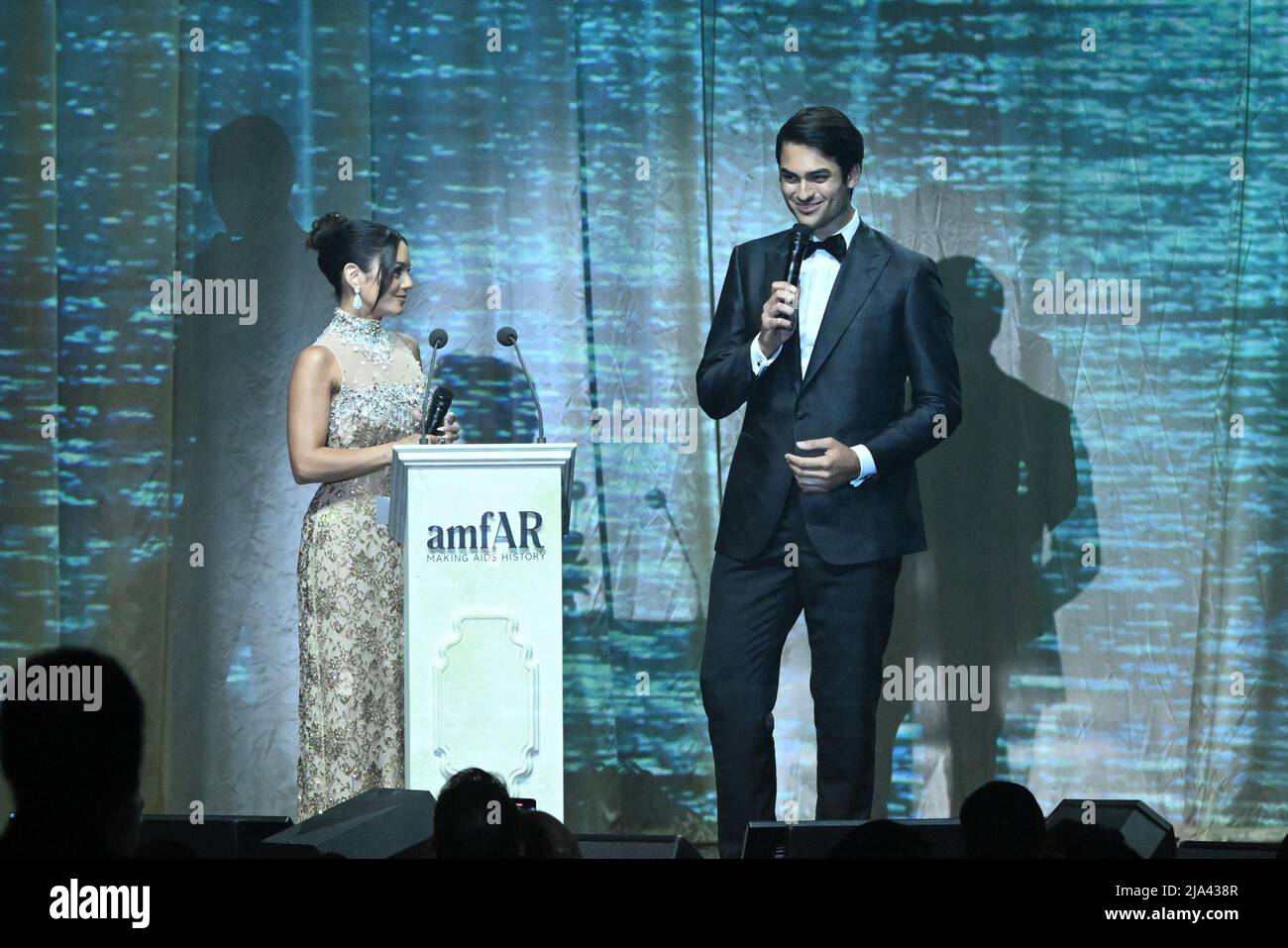 Vanessa Hudgens , Matteo Bocelli 75th Cannes Film Festival amfAR Gala