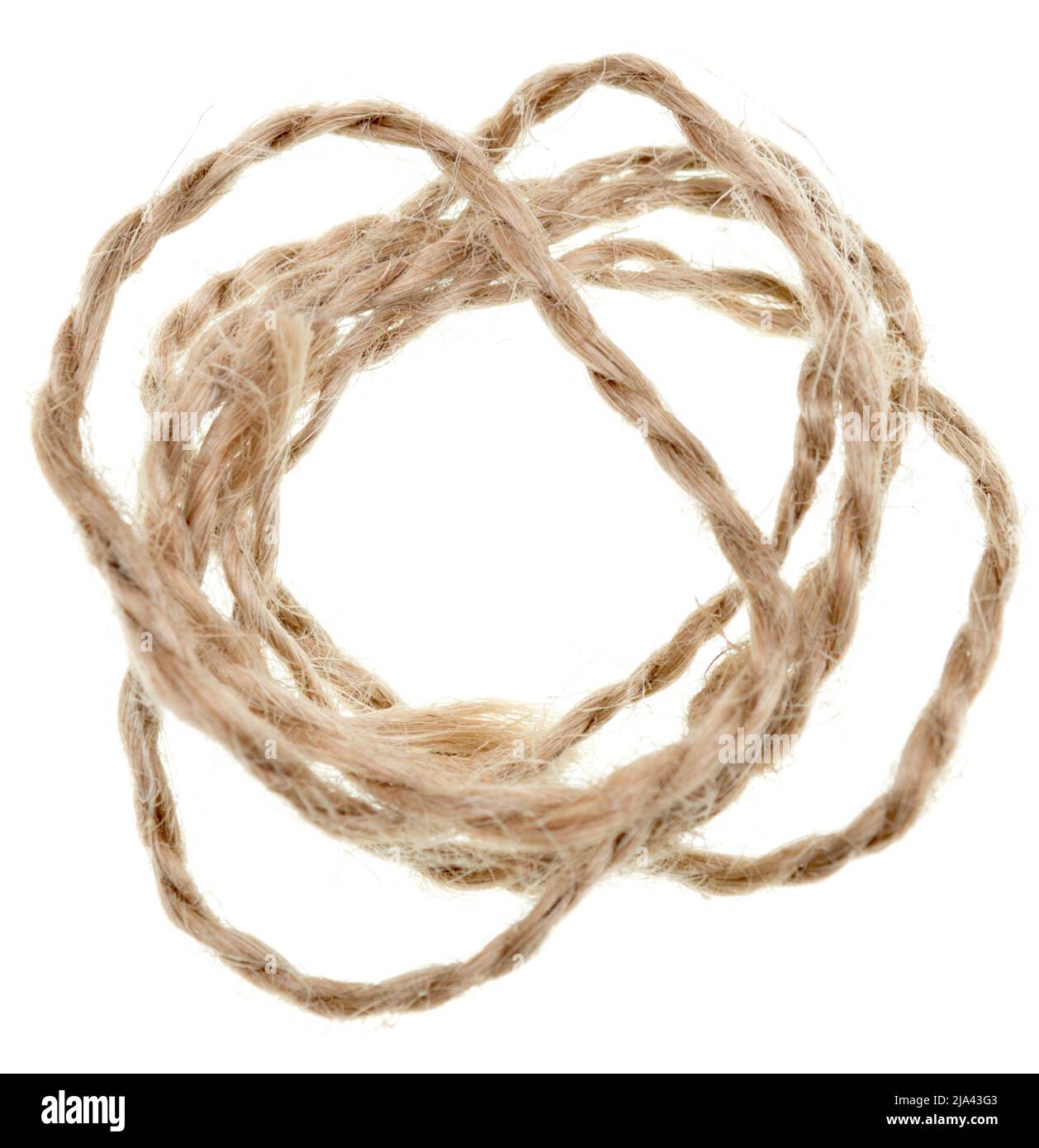 Rope isolated on white background Stock Photo - Alamy