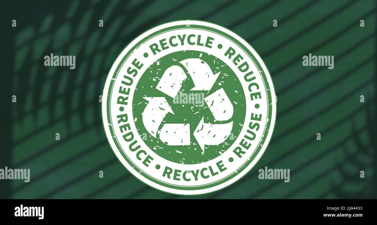 Recycling icon isolated on hi-res stock photography and images - Alamy