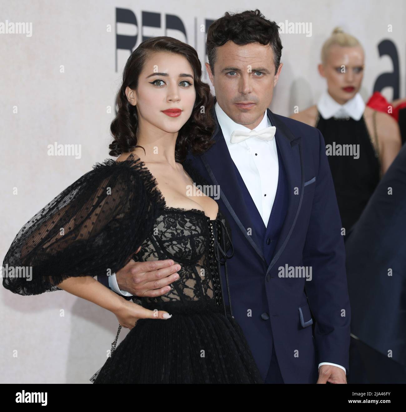 Caylee Cowan and Casey Affleck - Amfar Gala Arrivals - 3