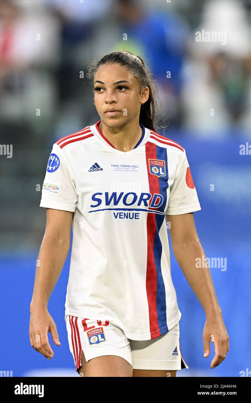 TURIN Delphine Cascarino of Olympique Lyonnais women during the UEFA