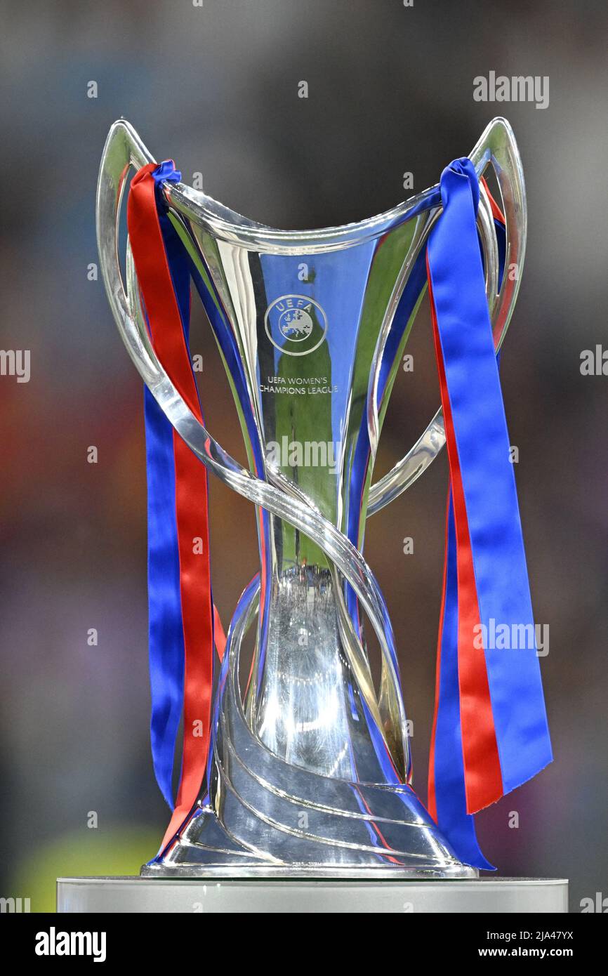 TURIN UEFA women's Champions League trophy during the UEFA Women's