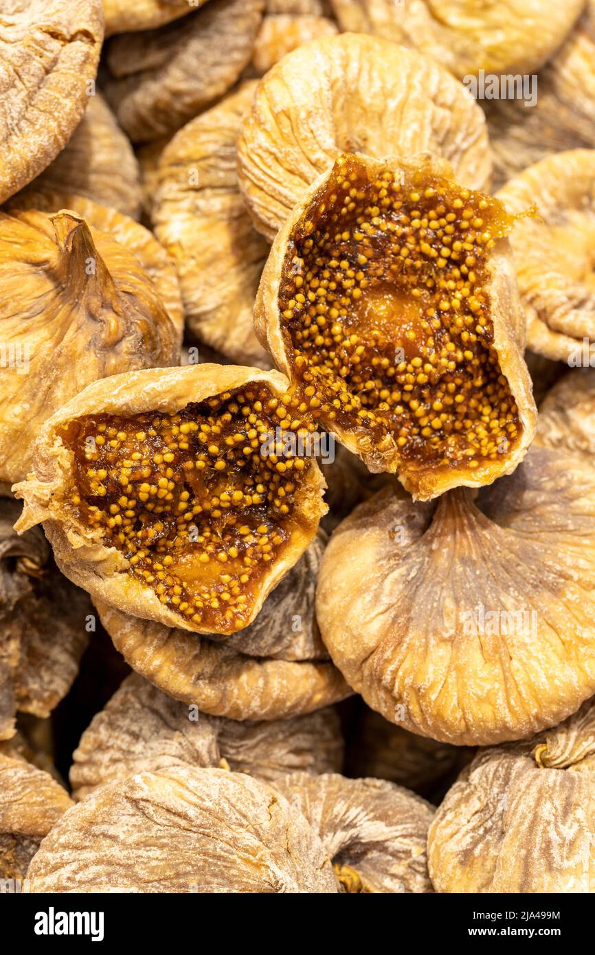 Dry fig. healthy foods. Closeup Stock Photo Alamy