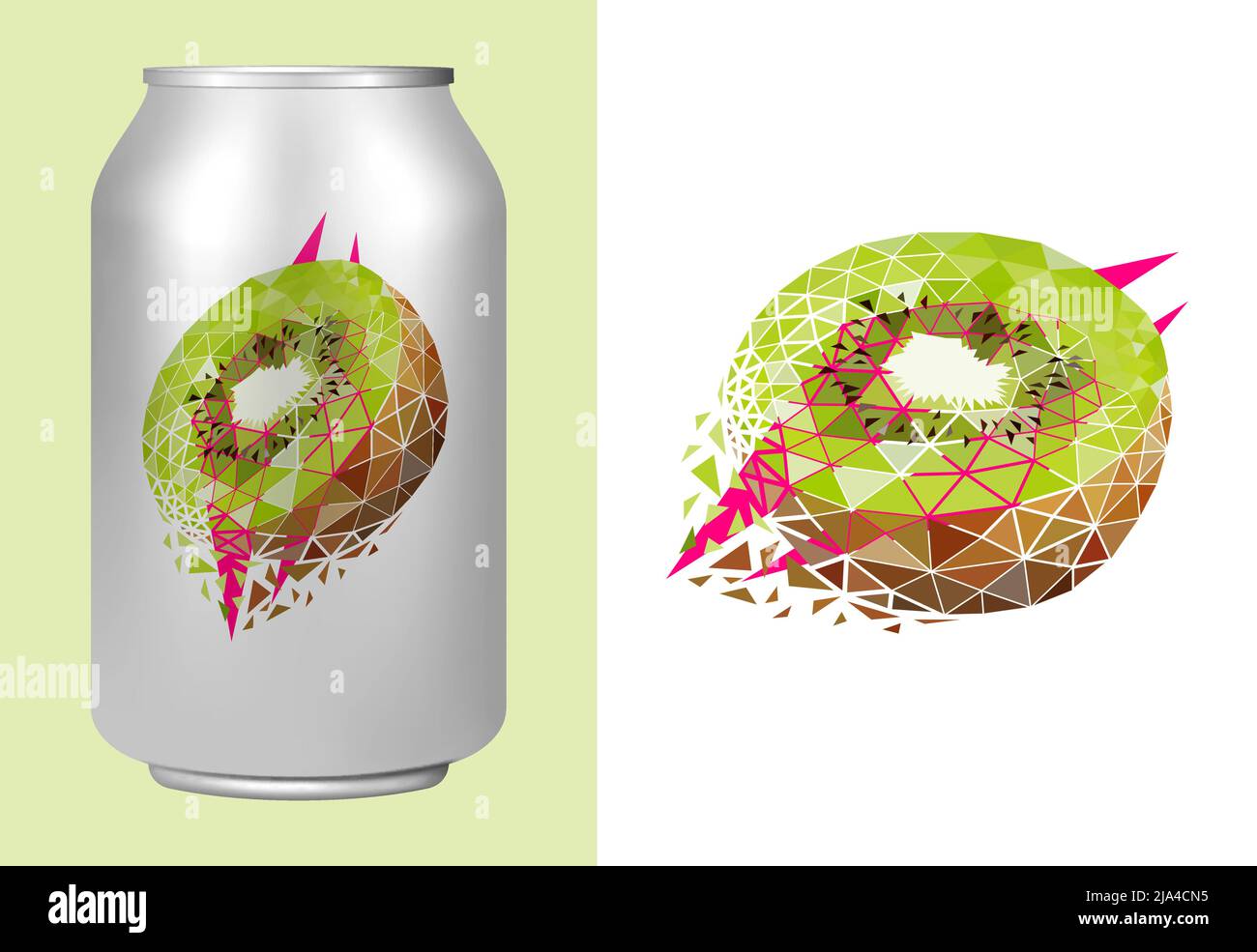Vector illustration in graphic style. Digital art Stock Vector