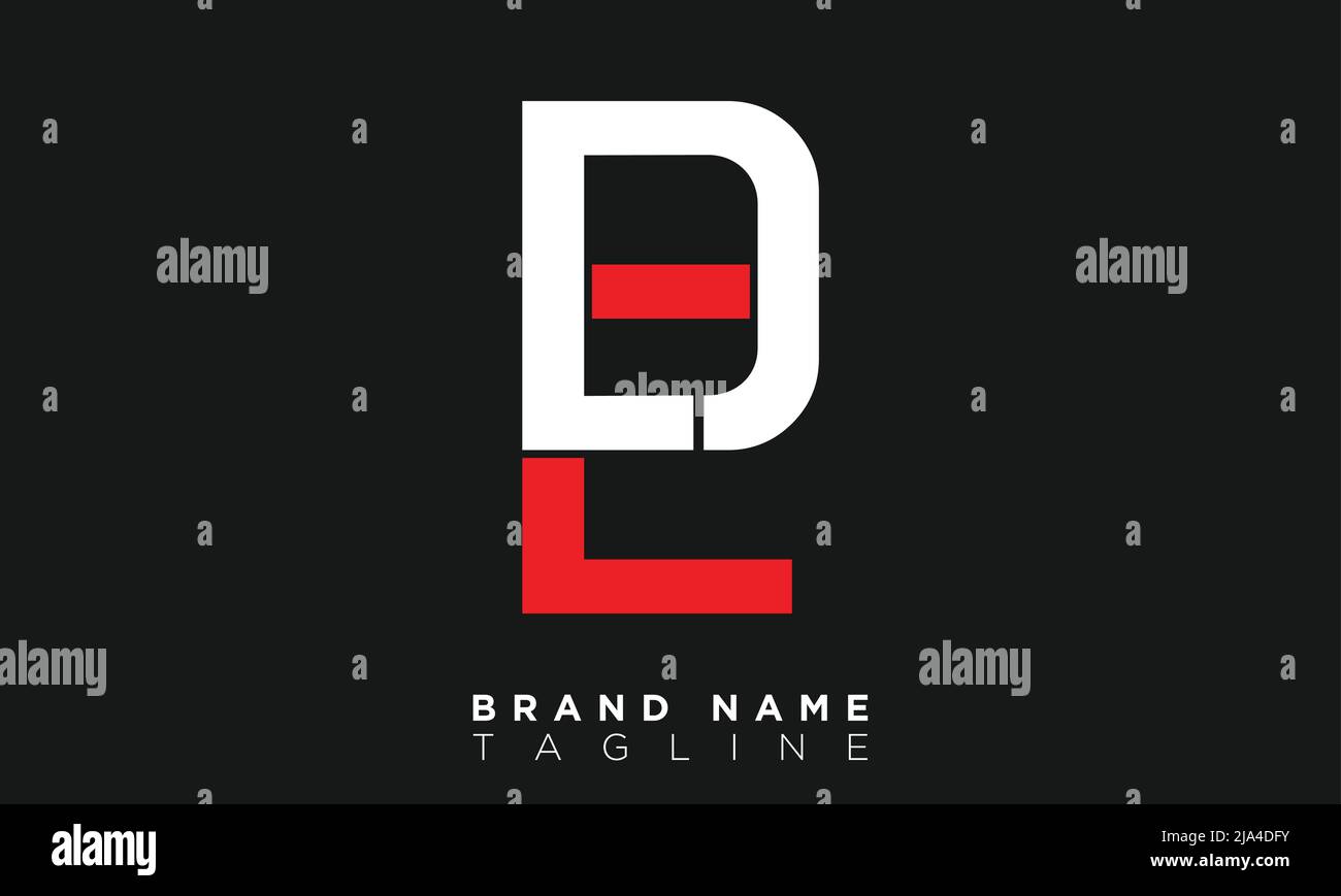 ED Alphabet letters Initials Monogram logo DE, E and D Stock Vector ...