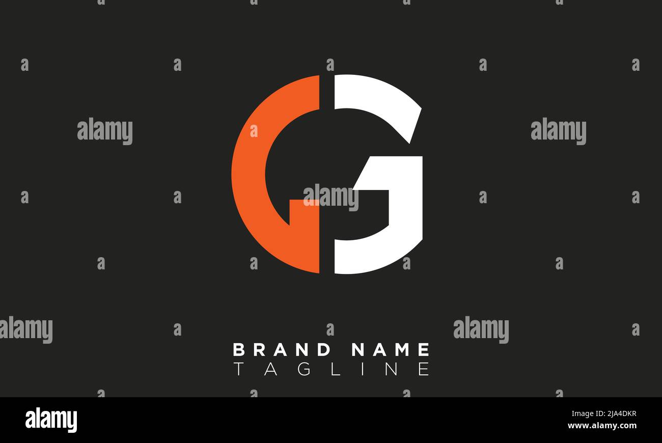 Alphabet letters Initials Monogram logo CG, GC, C and G Stock Vector ...