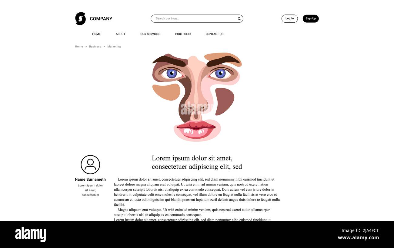 Vector skins in flat style . Editable illustration Stock Vector Image ...