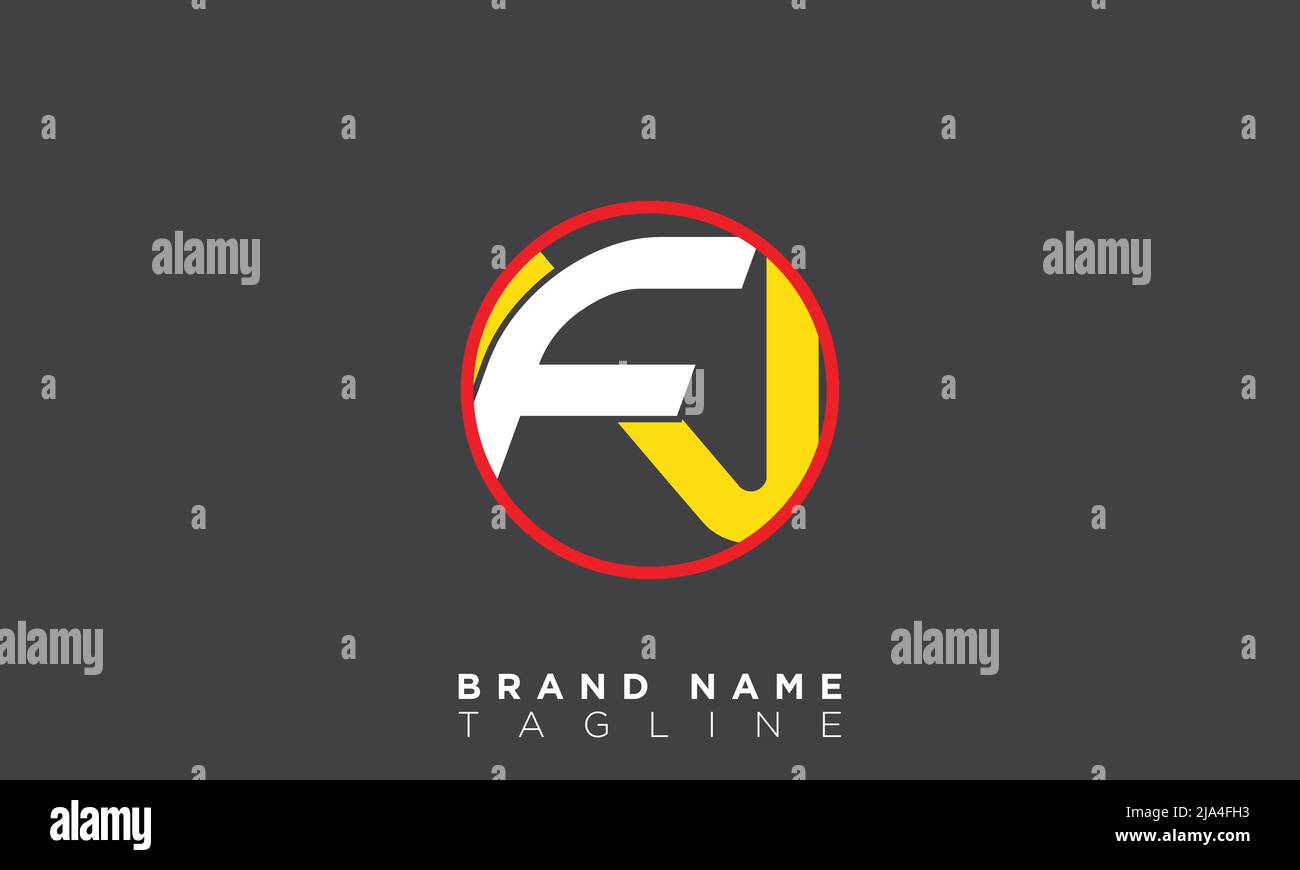 Alphabet letters Initials Monogram logo FN, NF, F and N Stock Vector