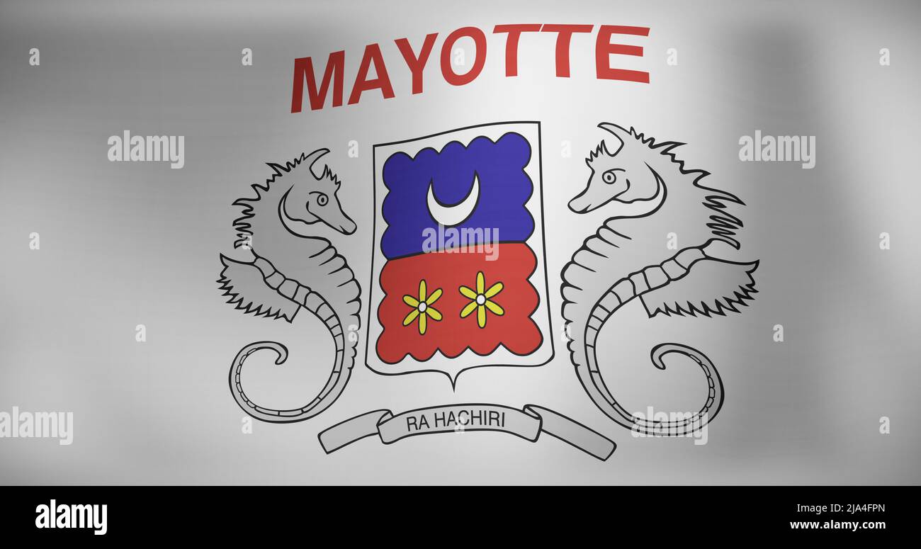 Flag Of Mayotte Stock Illustration - Download Image Now - Mayotte
